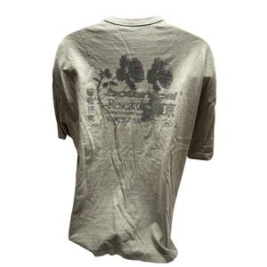 ASOS Mens Botanical Research Tokyo Graphic T-Shirt Sage Green Oversized XL